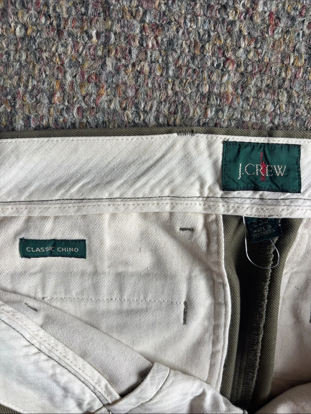 J. Crew Men’s Classic Chino Olive Green / Dill 32x30 BE611